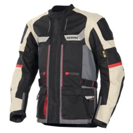 Veste homme ADVENTURE Couleur Beige/Bleu/Rouge