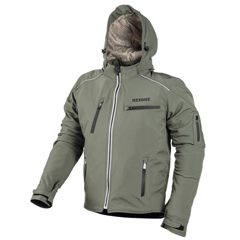 Blouson homme Soft-Shell Couleur Kaki