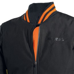 Blouson homme urbain GIANNI Noir/Orange
