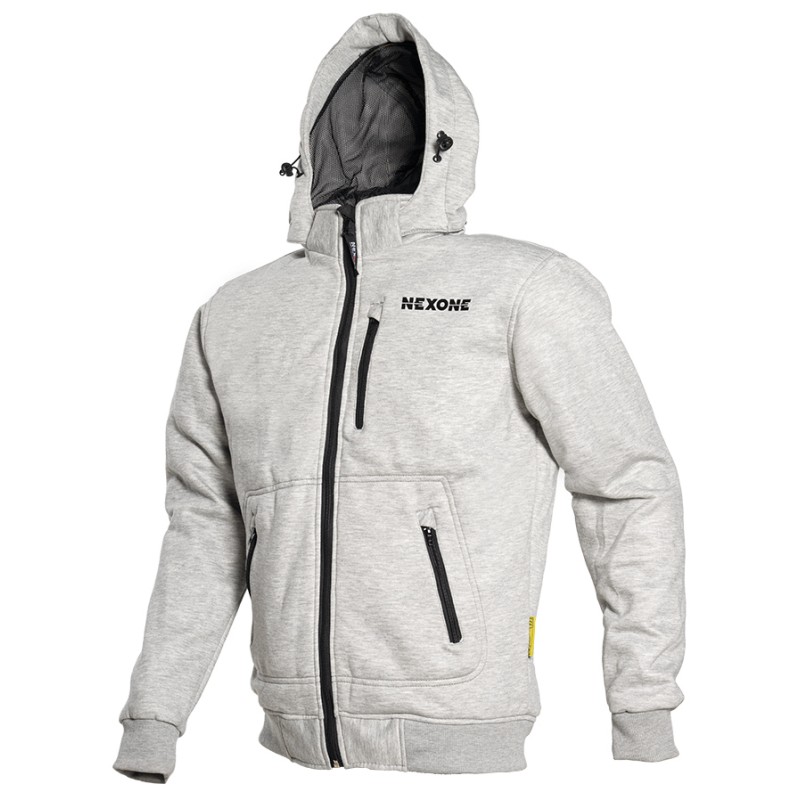 Sweat à capuche Couleur Gris Clair