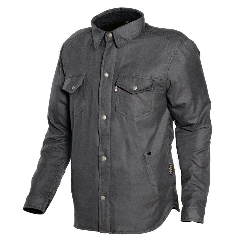 Chemise moto unie Kevlar