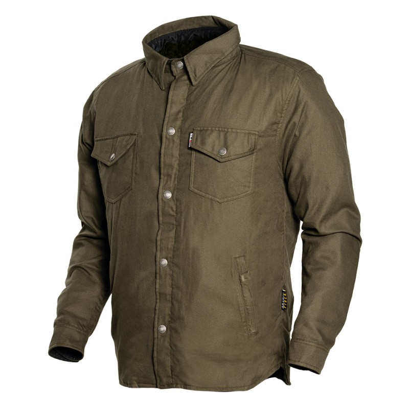 Chemise moto unie Kevlar