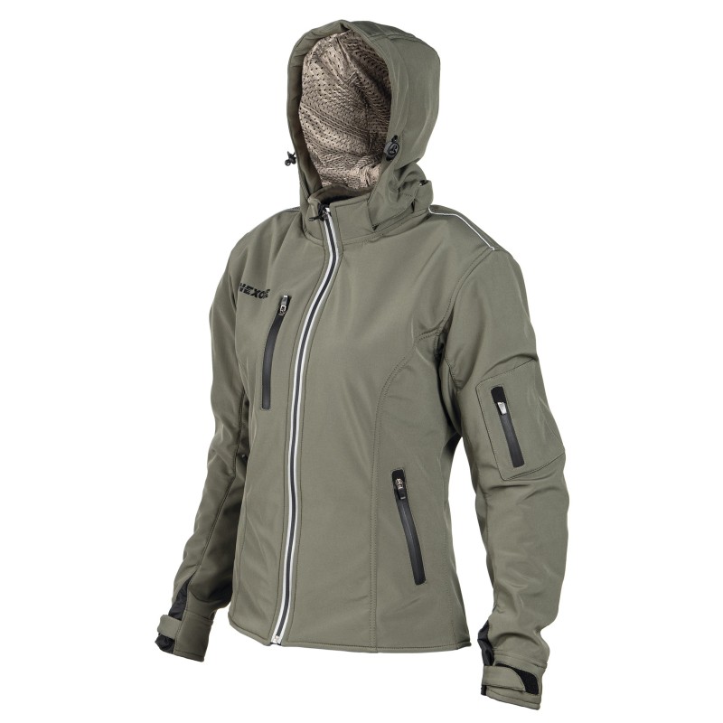 Blouson femme Soft-Shell Couleur Kaki